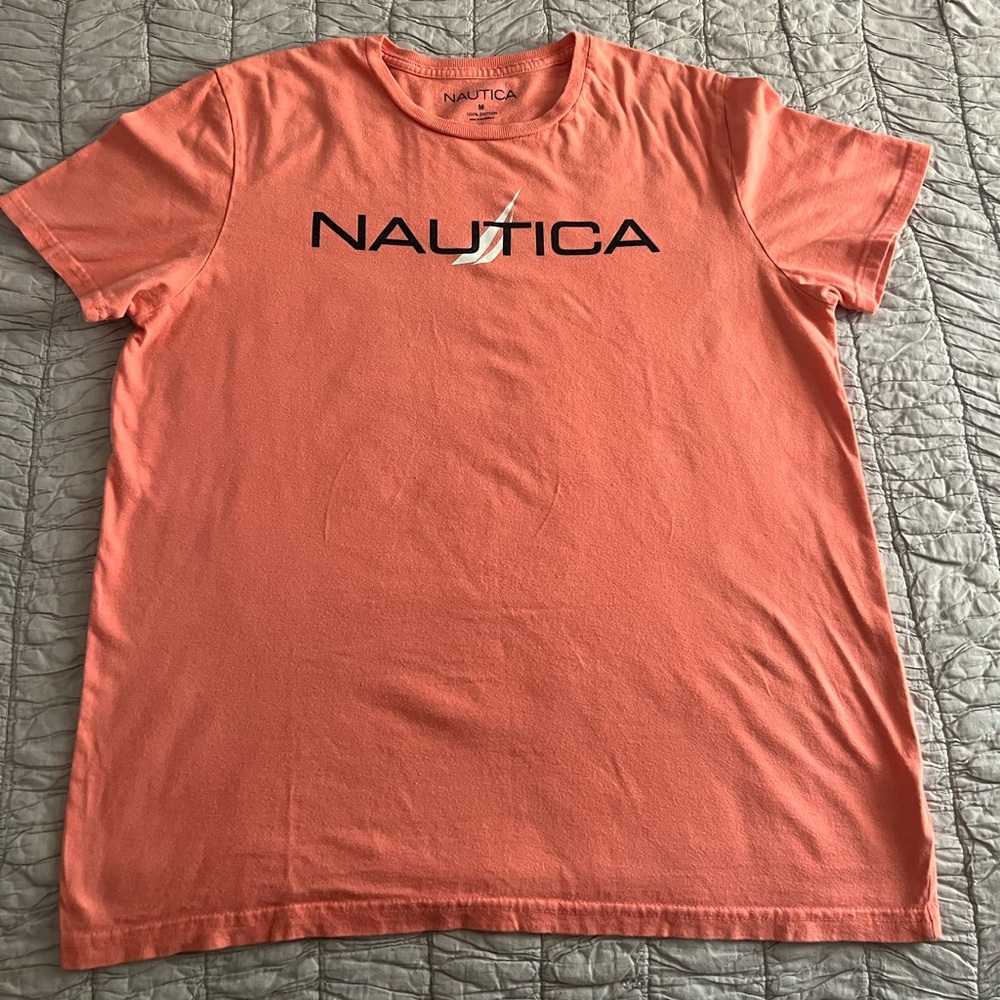 Salmon colored Nautica T-shirt